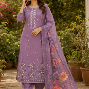 Lavender Kurta Set - Elegance Redefined